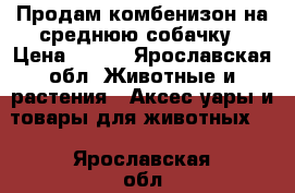 Продам комбенизон на среднюю собачку › Цена ­ 600 - Ярославская обл. Животные и растения » Аксесcуары и товары для животных   . Ярославская обл.
